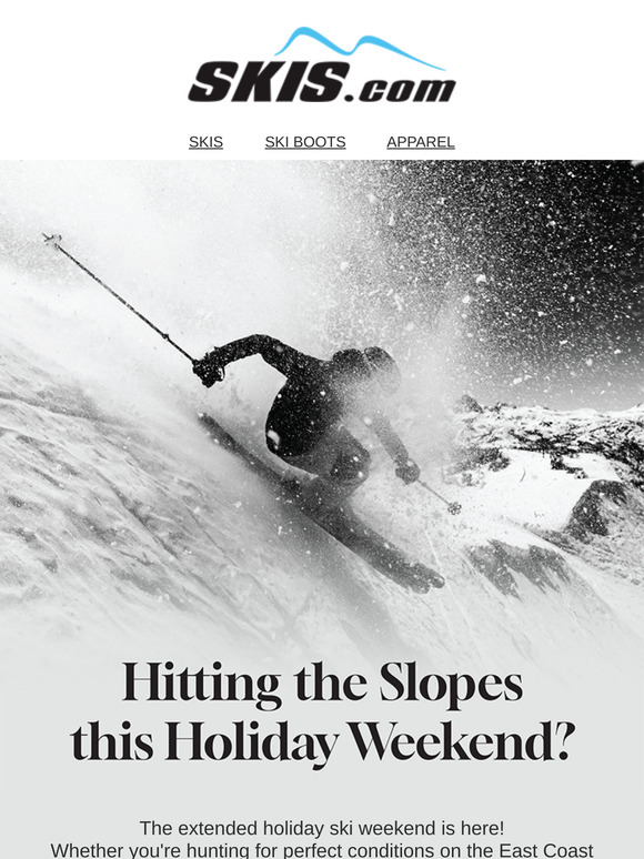 Headed out to chase snow this holiday weekend?