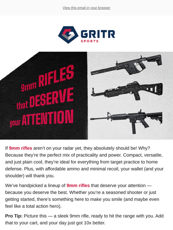📩9mm RIFLES that DESERVE your ATTENTION