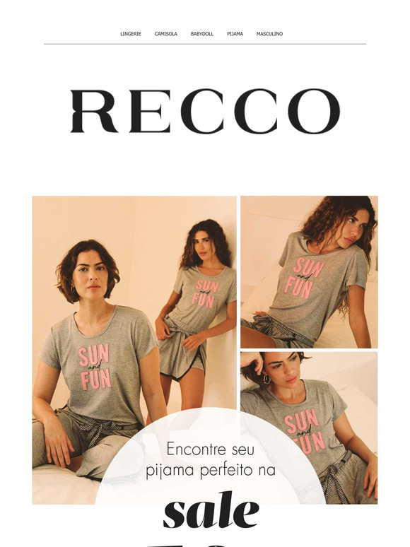 seu pijama novo com até 50% OFF ✨