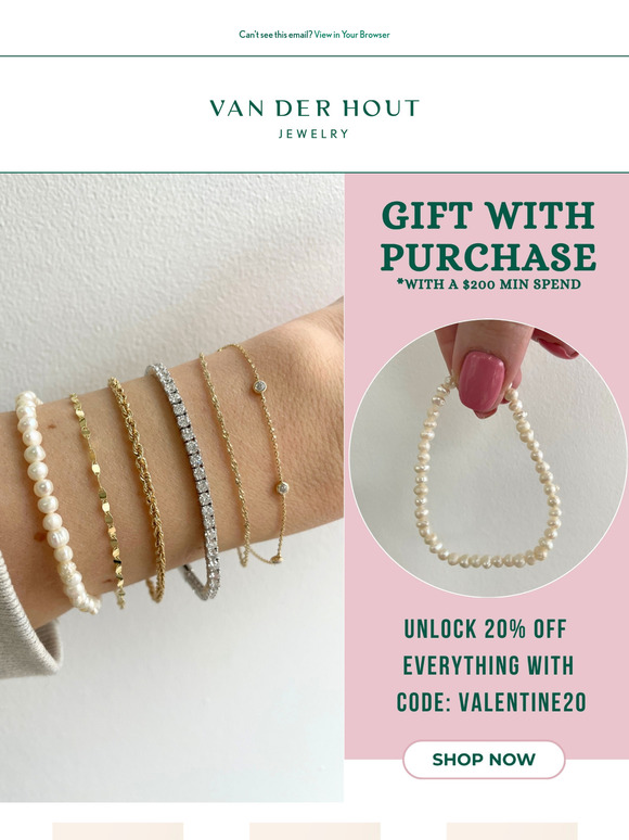 Gift with Purchase Inside + 20% off! 💓