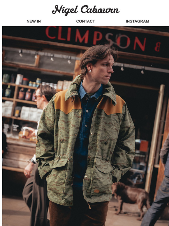 Nigel Cabourn P-6 Farm Pant Twill Cotton in Navy Blue
