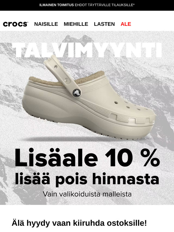 Talvialemme päättyy huomenna!