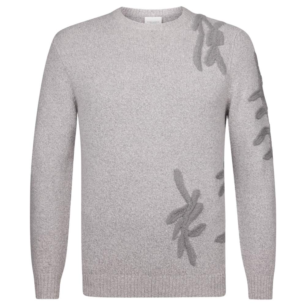 Profuomo Pullover aus Wolle - Grau
