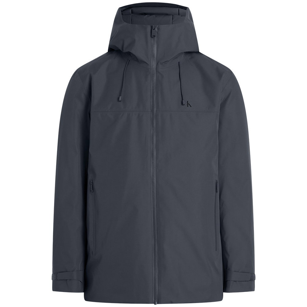 Calvin Klein Kurze Parka-Jacke - Dunkelblau