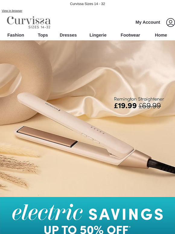 It's up to 50% off Electricals!