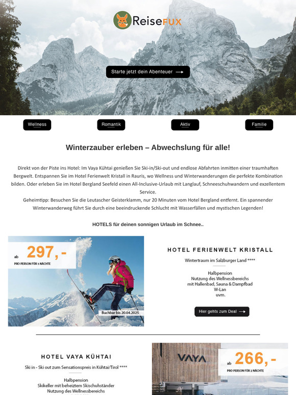 Winterfreuden pur: Skigenuss, Wellness & spannende Ausflüge!