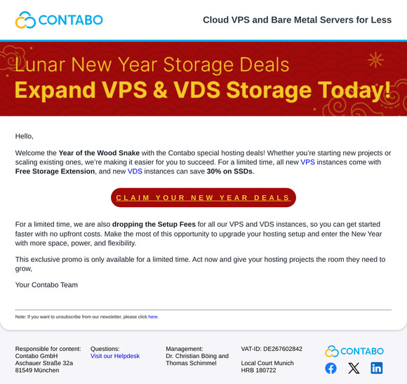Lunar New Year Storage Deals for Your Projects