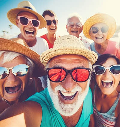 Un groupe de voyageurs