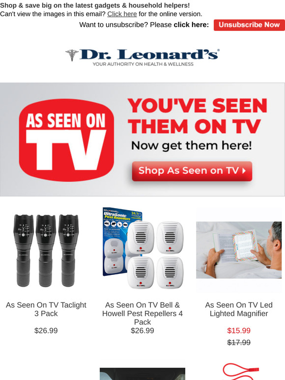 As Seen On TV Deals Inside…