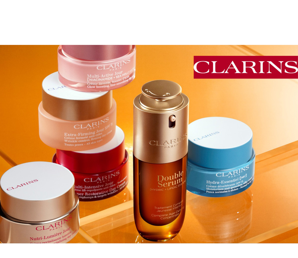 Doprava zadarmo na pleťovú starostlivosť Clarins