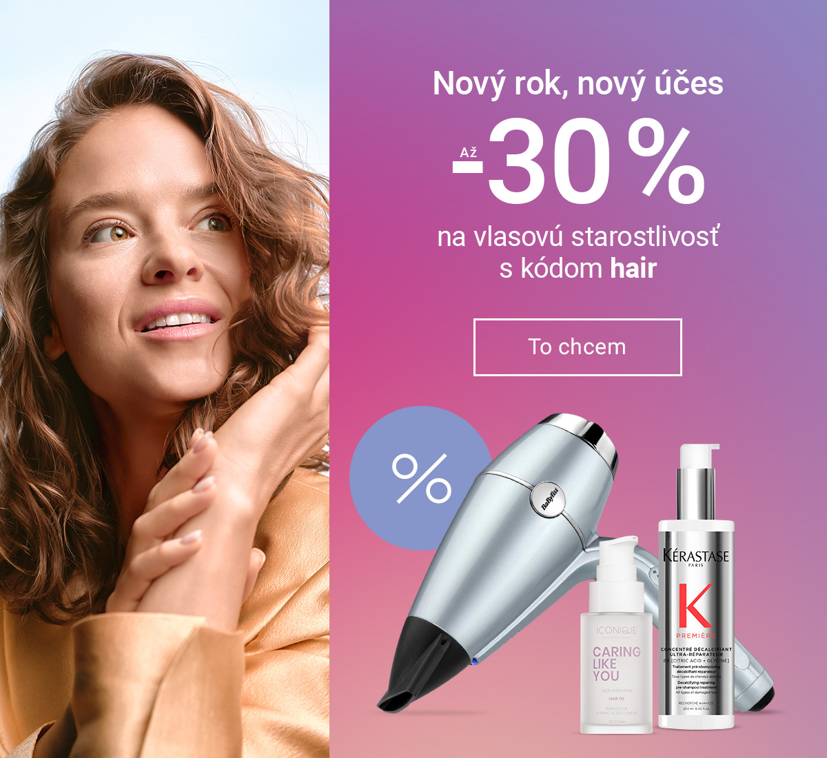 Až −30 % na vlasovú starostlivosť
