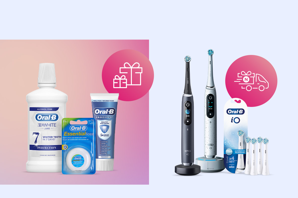 Doprava zadarmo aj tri darčeky od Oral-B