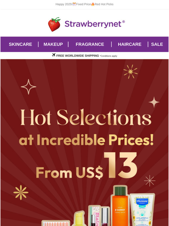 From US$13✨Incredible Deals!🍭