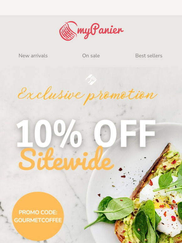 10% OFF sitewide ends today.