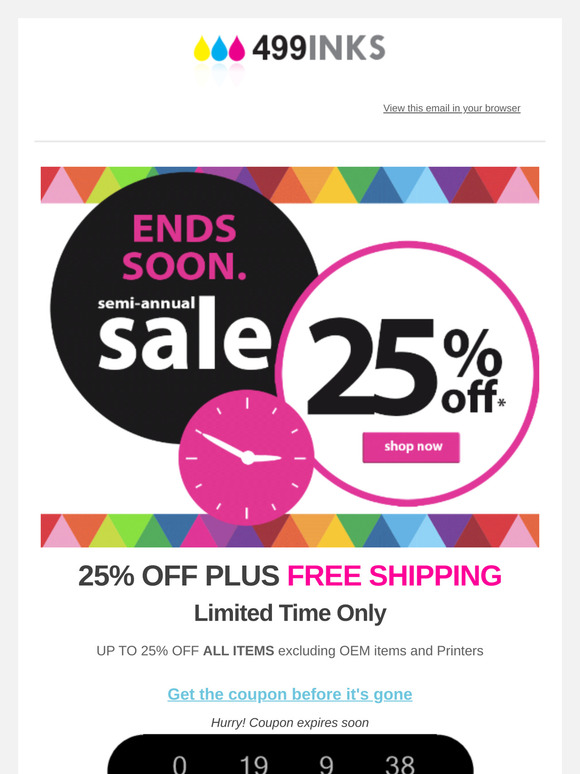 Don’t Miss Out: Semi-Annual Sale Ends Today! 🚨