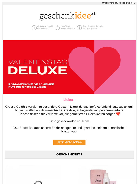 ❤️Schon bald ist Valentinstag!