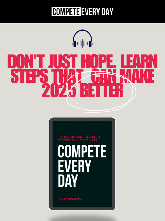 Don't leave 2025 up to fate