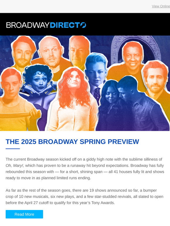 Broadway Direct: The 2025 Broadway Spring Preview | Milled