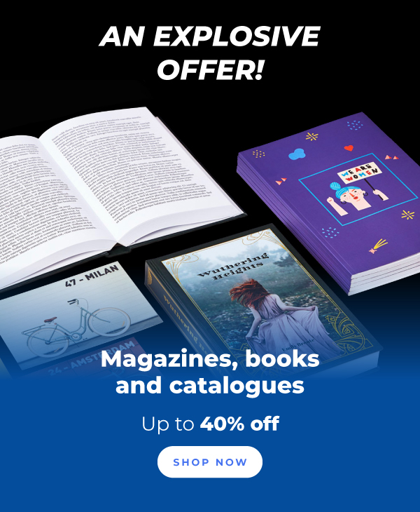 Up to 40% off magazines, books and catalogues