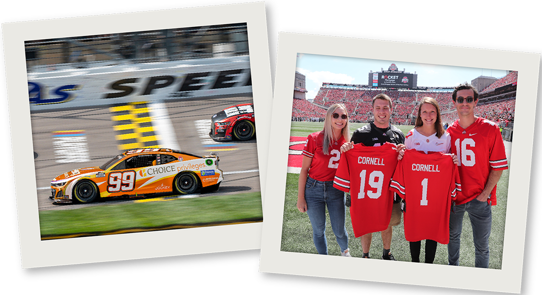Choice Experiences - Choice Privileges Racecar Polaroid - Football Polaroid