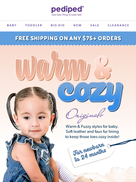 Keep your baby warm & cozy this winter, plus BOGO Half Off on all shoes!