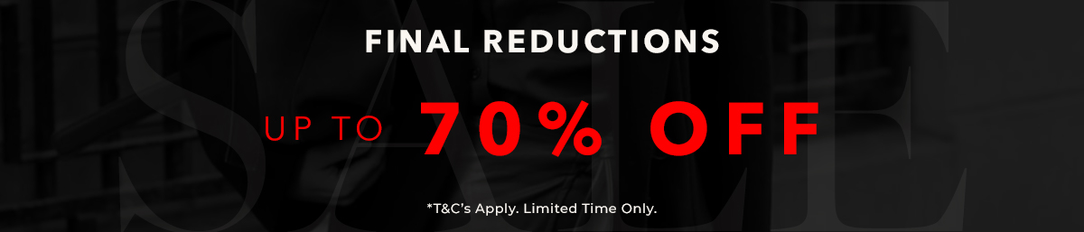 Final Reductions | Up to 70% Off Sale