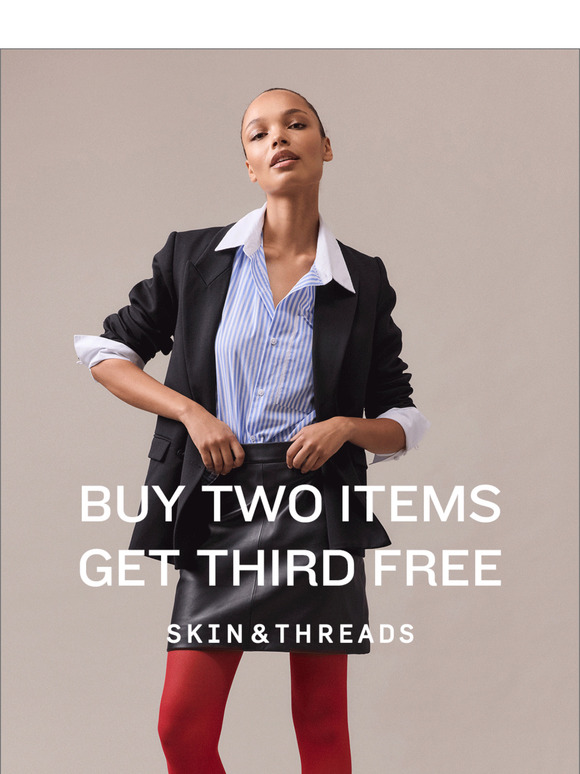 Offer Ends Soon - Buy Two Items, Get Third Free