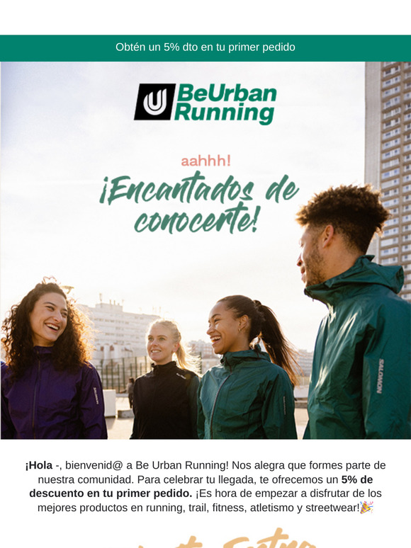 ¡Bienvenid@ a Be Urban Running!🏃Tu descuento te espera