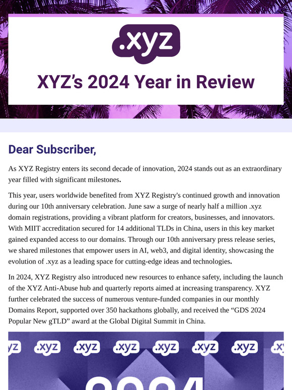 Discover XYZ's 2024 Year in Review