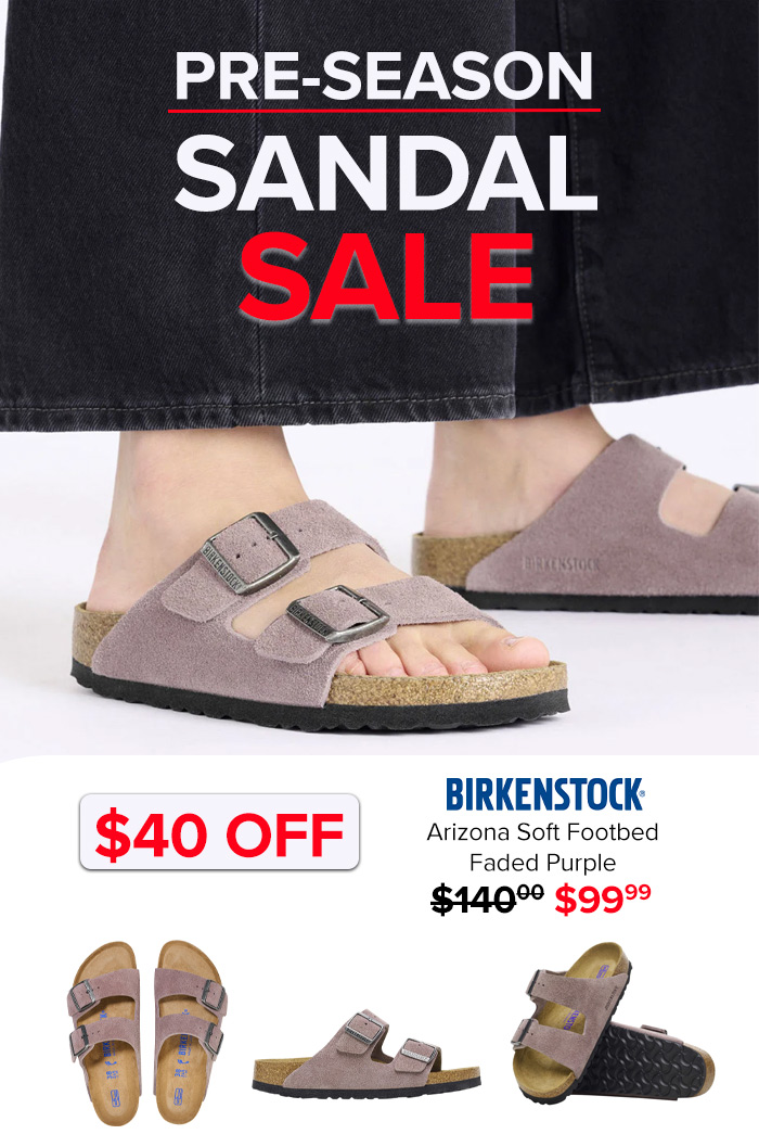 Pre-Season Sandal Sale