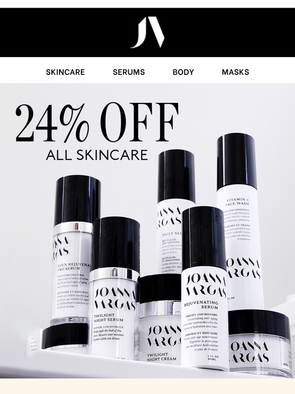 Glow Brighter - Save 24% on All Skincare Today