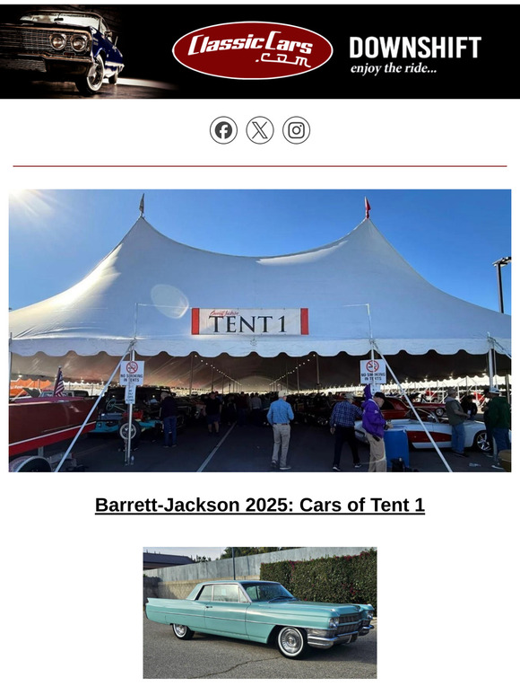 ClassicCars BarrettJackson 2025 Cars of Tent 1 Milled