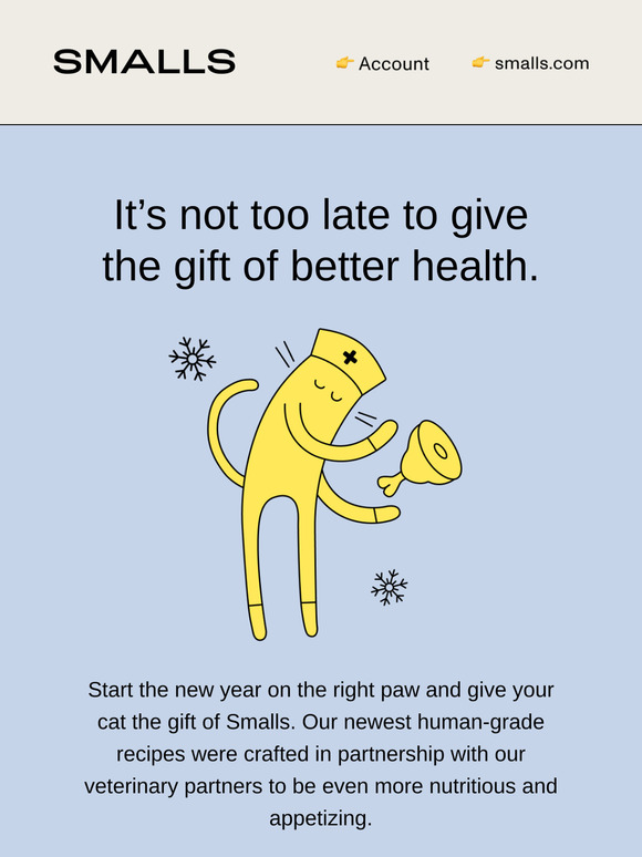 Give your cat a fresh start with 50% off.