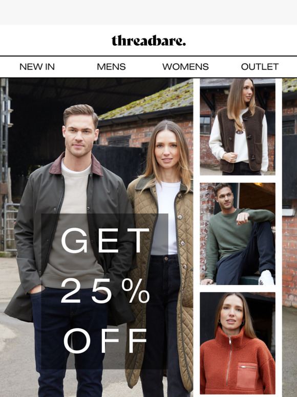 Get 25% Off Your Next Purchase