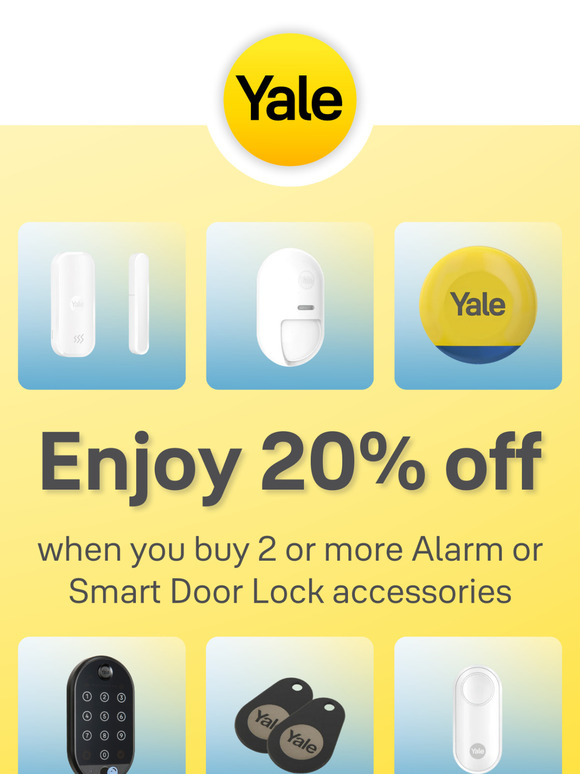 Upgrade Your Security: 20% Off Accessories