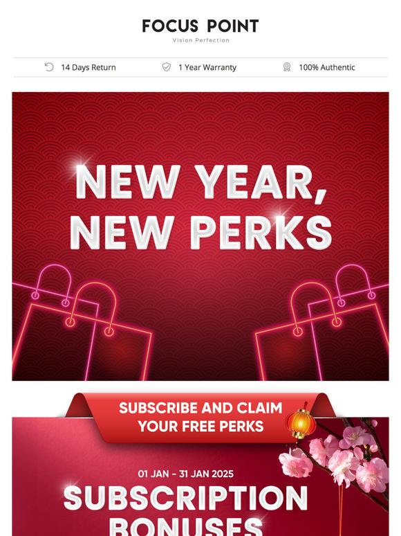 New Year, New Perks