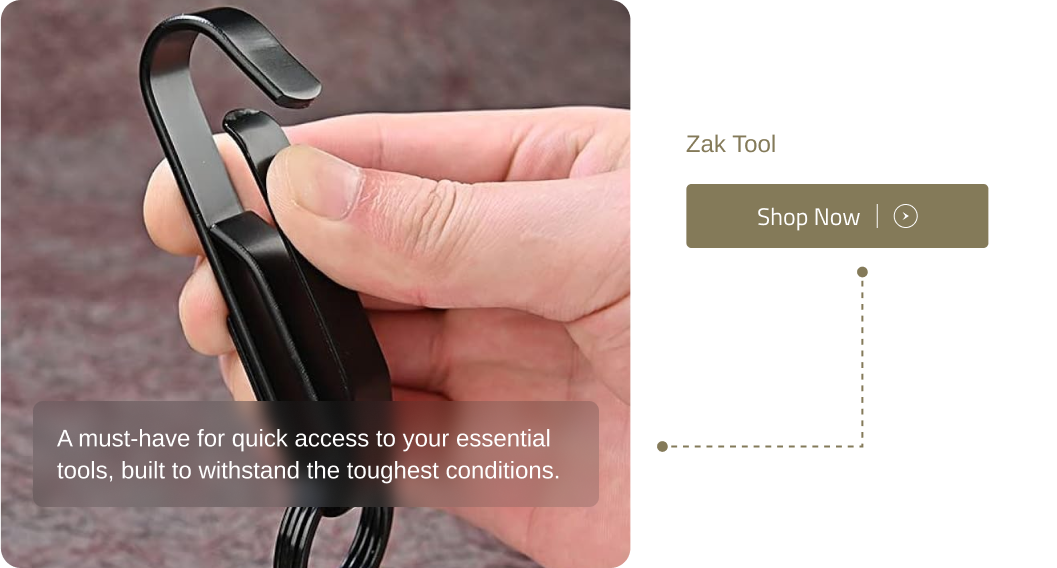Zak Tool Low Profile Key Ring Clip