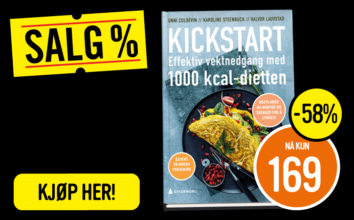Kickstart - hurtig og effektiv vektnedgang med 1000 kcal-dietten
