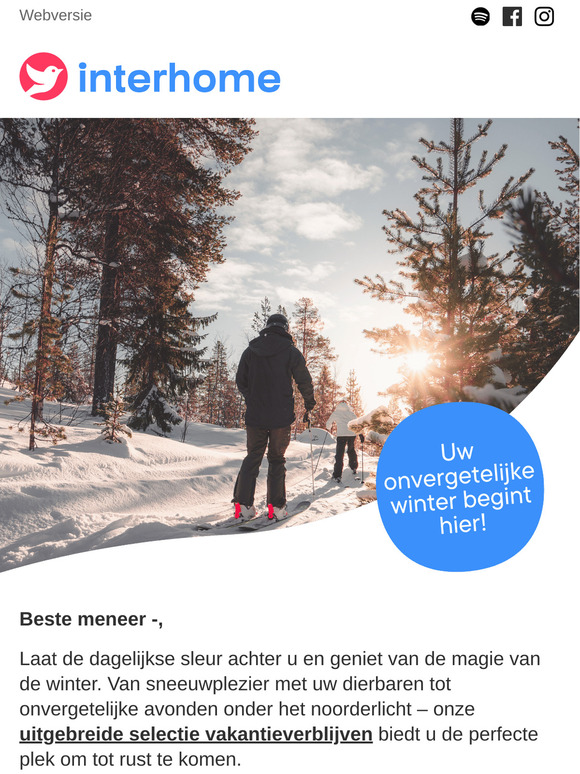 Wintervakanties Precies Zoals u Wilt!