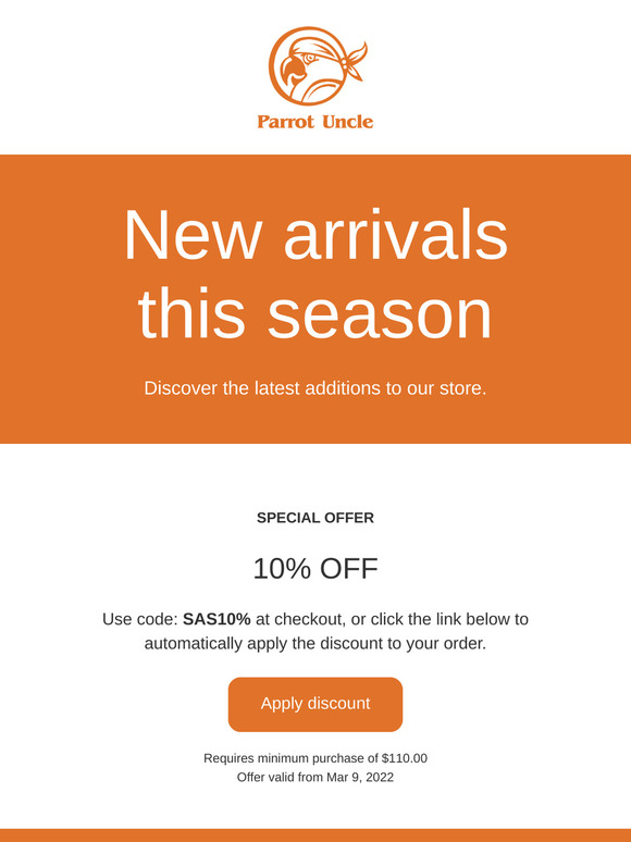 10% off | New Arrival This Season