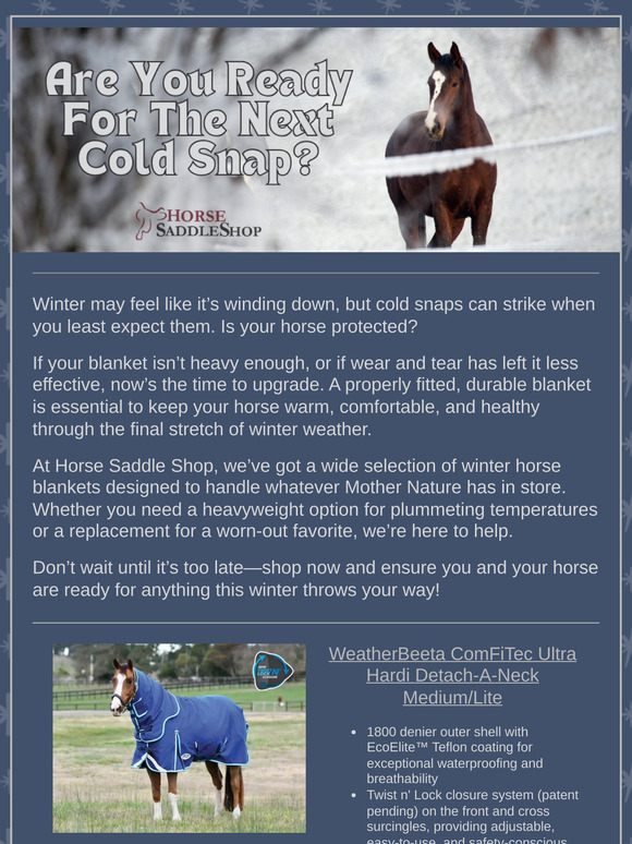 Don’t Get Caught Unprepared – Winter Isn’t Over Yet!