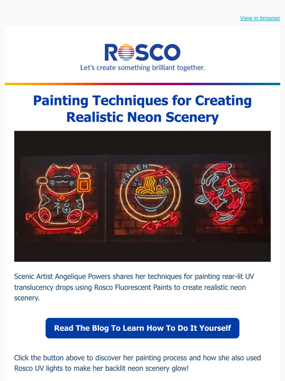 Learn how to paint realistic, glowing neon scenery!