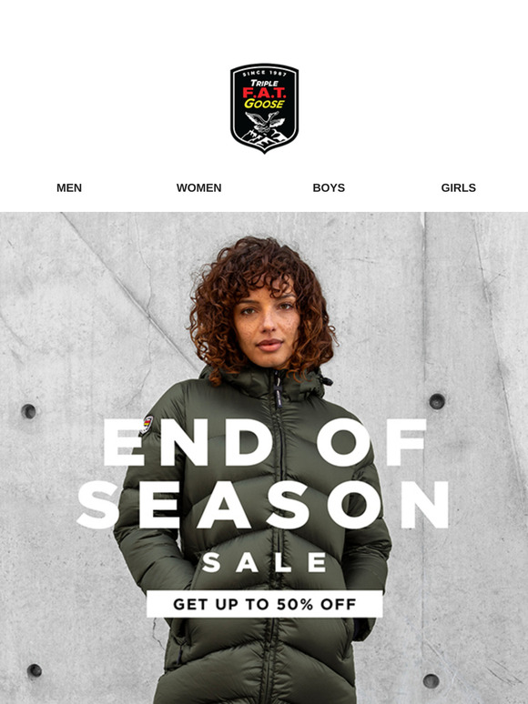 The End Of Season Sale