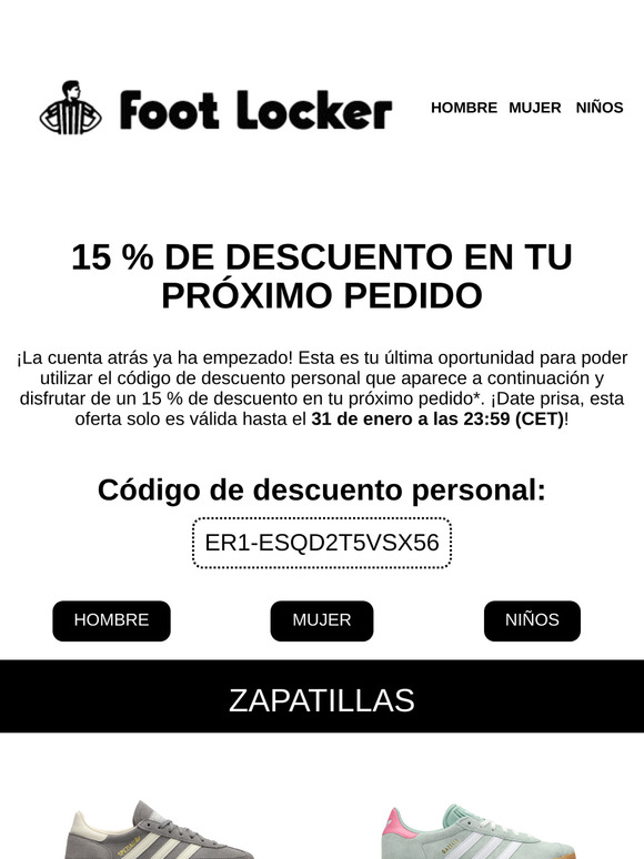 Última oportunidad: 15 % de descuento en tu próximo pedido 😱
