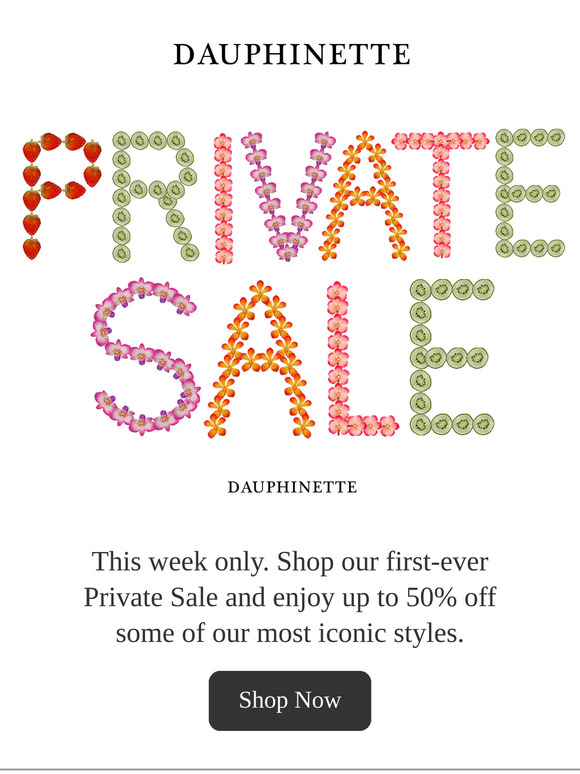SHOP NOW — Private Sale | 50% Off Bestsellers