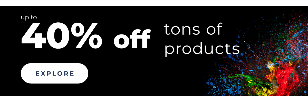 Up to 40% off tons of products