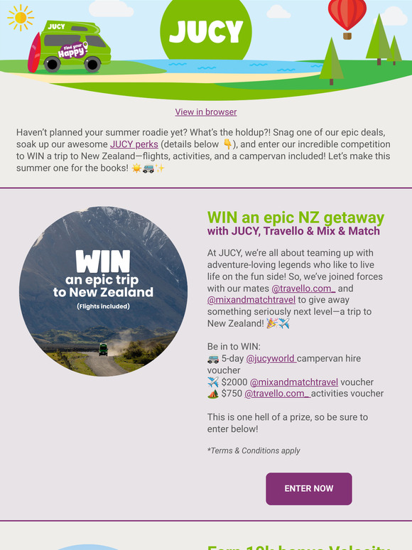 WIN an EPIC trip to New Zealand 🌴☀️🗻