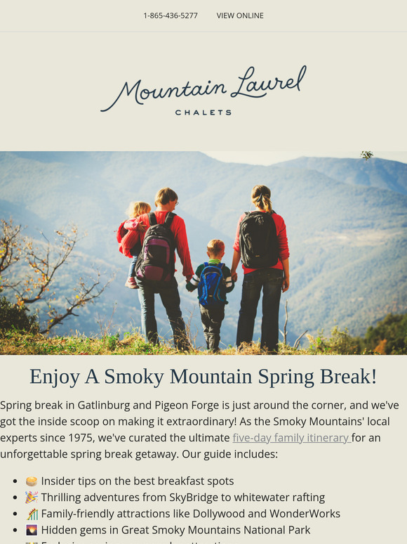 5 Days in the Smokies: Spring Break at a Glance