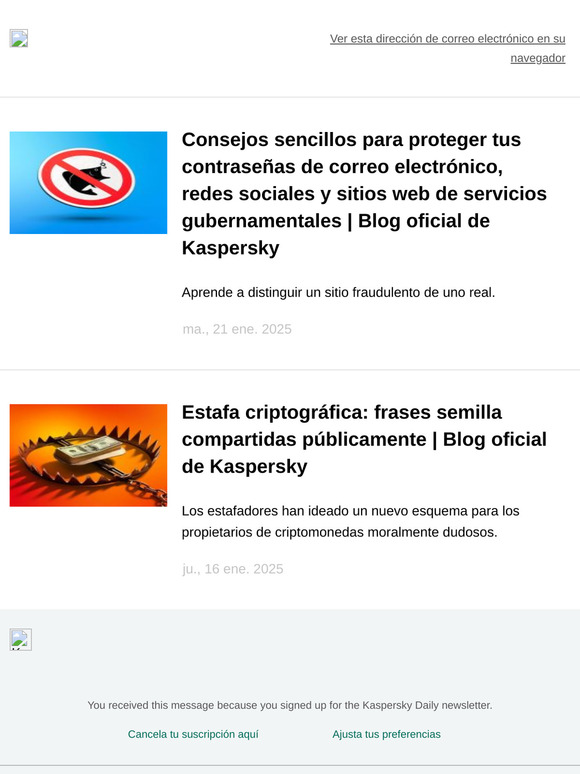 Blog oficial de Kaspersky