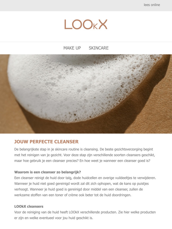 Verschillende soorten cleansers